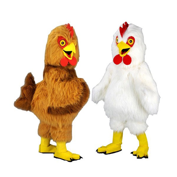 Complete kip mascotte