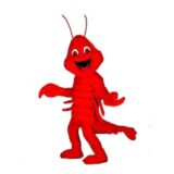 Complete kreeft mascotte