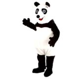 Complete panda mascotte