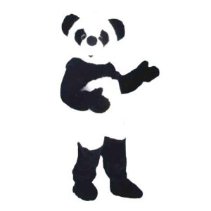 Complete panda mascotte