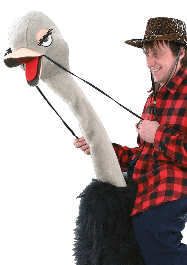 struisvogel mascotte